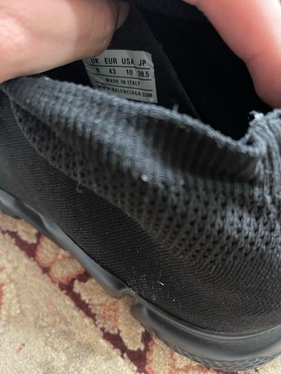 Balenciaga Speed Runner Laced Up Triple Black