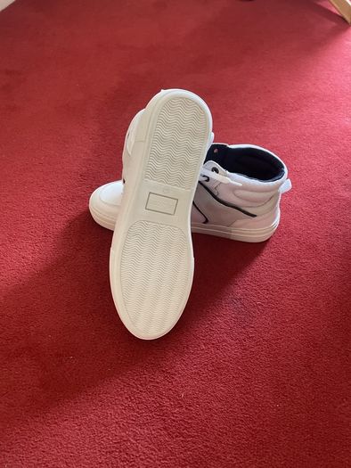 White high tops shoes for sale Lyle&Scott size 8UK
