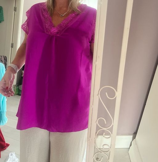 Lace Trim Top