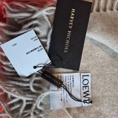 Loewe Cashmere Fringe Scarf New With Original Store  Tags