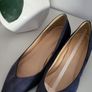 El Cortes Ingles navy suede pointed court shoes Sz 41 (Fit 7-7.5Uk) - Bnwt Rrp 59.99 Image 7