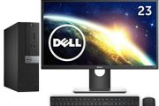 DELL OptiPlex 7050 SFF / Intel Core i7-6700 Vpro Processor Quad Core 16gb Of Ram 512GB M.2 SSD with Dell 23" P2317h