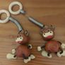 2 wooden Swiss cows - please read full ad Image 4