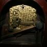 Vintage Napoleon Hat Shape Art Deco Wooden Mantel Clock (very nice sound, works well, without glass) Image 8