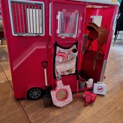 our generation horse trailer carrier box  horse travel with accessories