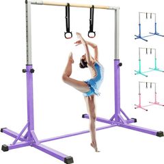 Gymnastics Bar Gymnastics Bars for Kids with 13 Height Adjustable Gymnastics Bar Gymnastics Children's Horizontal Training Bar