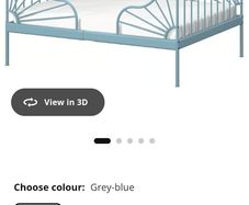 Ikea Minnen Extendable Kids Bed & Mattress