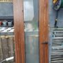 Solid wood frosted glass door Image 4