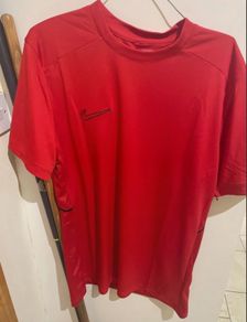 mens red nike dri fit T-shirt