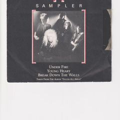Shy Kerrang  Promo Under Fire Uk Pressing 1987 Single Picture Sleeve