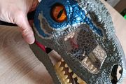 Mattel Jurassic World Velociraptor Blue Electronic Mask