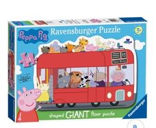 Ravensburger Peppa Pig Floor Puzzle London Bus 24 Pieces Age 3+ EUC