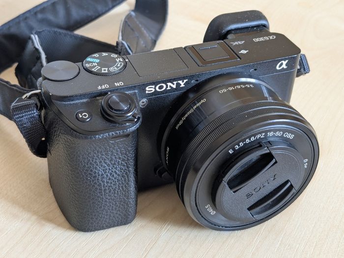 Sony A6300 camera with kit lens and some extras