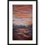 Sunset Orange Acrylic Landscape 50x90cm canvas Image 3