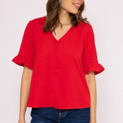 Carraig Donn Red Blouse. Large
