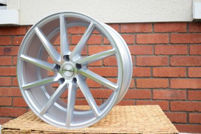 17" Vossen CVT Type silver Alloys Seat Audi Skoda Vw 5x112