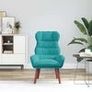Relaxing Chair Turquoise 69 x 74 x 93 cm Velvet Image 2