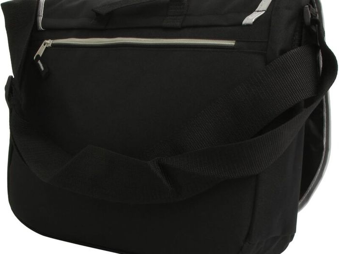 Zelda Triforce Logo Black Messenger Bag