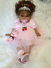 Reborns By Laura.  The Princess Collection.   Introducing Lola.  Huge, 23inch Chubby Reborn Doll (toddler). Welcome To View