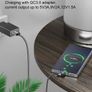 USLION 2M USB-C QC 3.0-2.0 3A 180 Rotate+LED Cable Fast Charging & Data Sync Nylon Braided Cable (Brand New/Warranty) Image 4