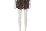 The Kooples Jeans Mini Green Cargo Skirt
