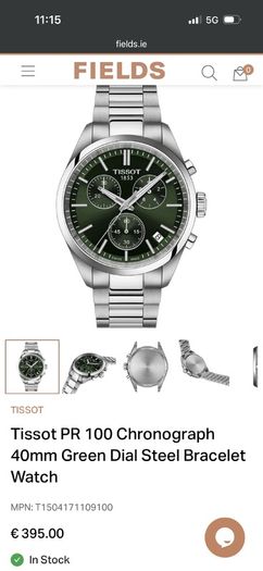 Tissot mens watch
