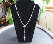 Vintage 925 Sterling Silver Filigran Rosary