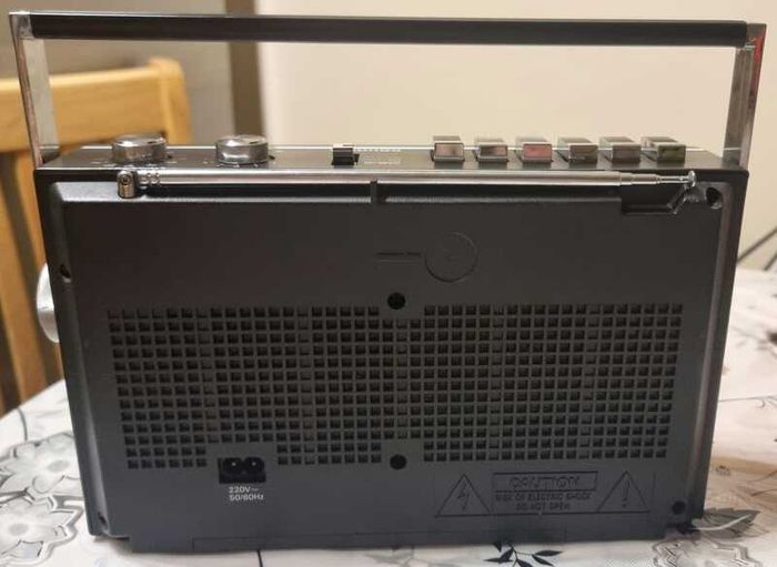 From 1985 Grundig RR240A Radio Cassette-Recorder, working good.