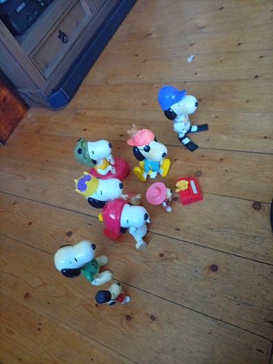 Snoopy toys from McDonalds
