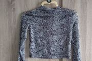 snake print high neck top never worn