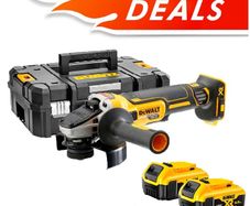 Dewalt DCG405N 18V XR Brushless 125mm Angle Grinder with 2 X 5Ah