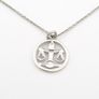 Sterling Silver Libra Necklace Image 3