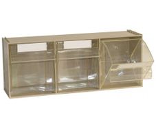 Madia 5 3-Box Tilt Bin Container For Small Storage Needs (600X210X242Mm)