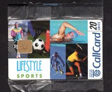 1997 Ireland 20 unit Lifestyle Sports clothing stores (ODS2) Call Card Mint in packaging