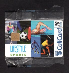 1997 Ireland 20 unit Lifestyle Sports clothing stores (ODS2) Call Card Mint in packaging