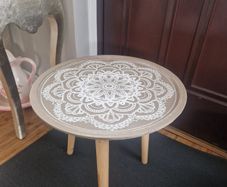 Wooden side table