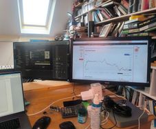 Dual 27" Philips Full HD Monitors + Dual arm