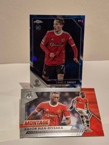 2 Manchester United Football Cards