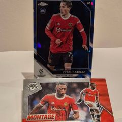 2 Manchester United Football Cards