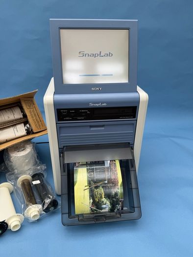 Photo Printer Bundle - Sony SnapLab UP-CR20L + Spare/Repair Unit + Media for 1000 8x6 or 2000 6x4 Prints