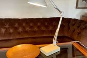 Vintage White Luxo Italian Architects Counterpoise Table Lamp 1970s