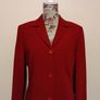 Red Wool Blazer Coat Image 6
