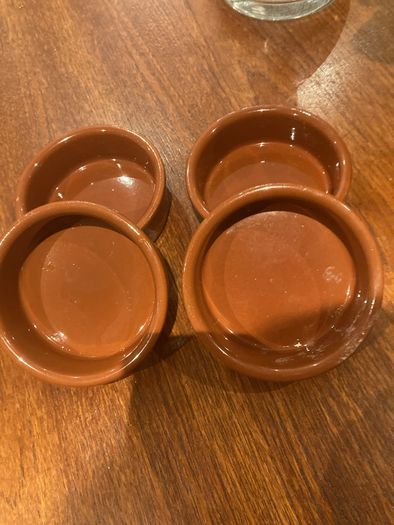 Cermer Ceramic / Pottery For Tapas or Creme Brulee ( 4 )