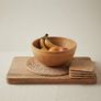QUICK SALE (WOODEN KITCHEN BUNDLE): Crofton Chopping Board, Placemats & Fruit Bowl Set - Excellent Condition (Collection D13) Image 3