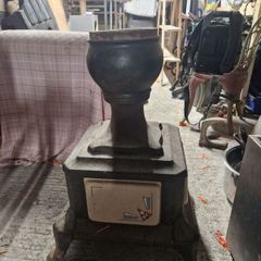 French Cast Iron Enamel Stove