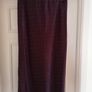 Women's Gallery Plum Satin Skirt NWT Image 3