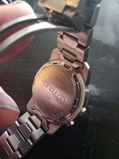 tissot t-touch titanium quartz watch