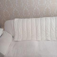 Cream headboard cover
