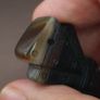 Vintage Natural Pattern Eyes Agate Arrow Shape Pendant Amulet Image 5