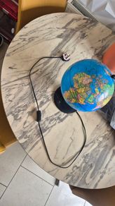 earth globe with working light